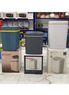 Smart Sensor Trash Can – 10L Motion Sensor Bin with Foot Sensor, Touch-Free Lid, Compact and Stylish Design | Blue 