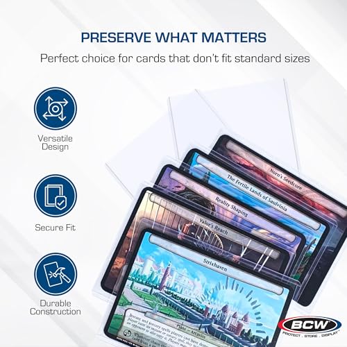 BCW 3.5x5 Topload Holder - 25 Pack | Premium Rigid Plastic Protector Case for Trading Cards, Index Cards, and Photos | Perfect Fit for Transformer TCG, Magic: The Gathering, and More - Image 4