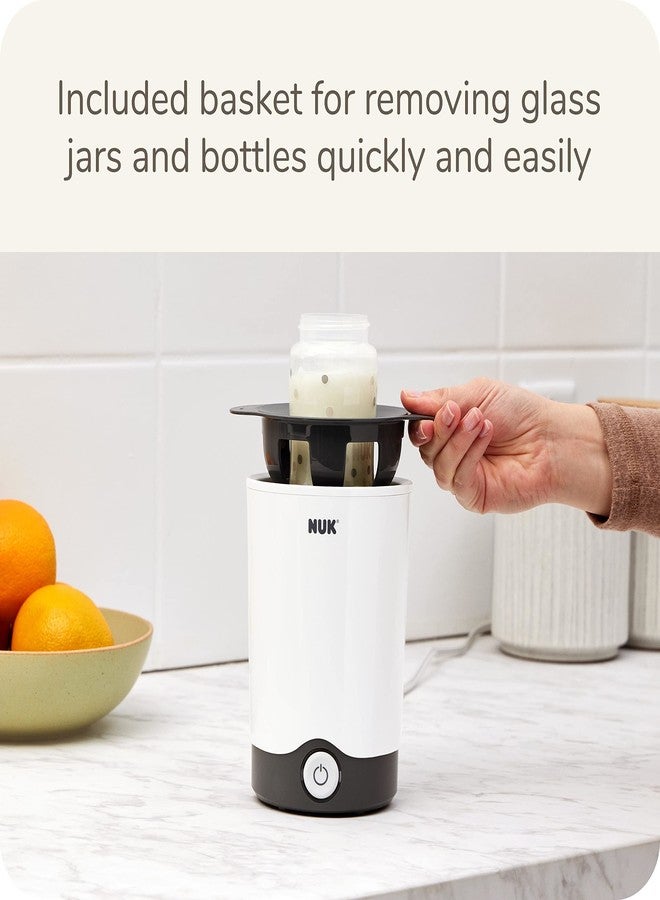 NUK سخان زجاجة الأطفال NUK ثيرمو إكسبريس - تسخين بخاري سريع ولطيف، أساسي محمول وفعال للمواليد الجدد - Image 5