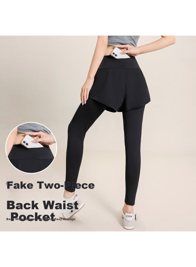 Barbie Two-in-one Yoga Pants Women's Running Fitness Leggings With Pockets - Image 2