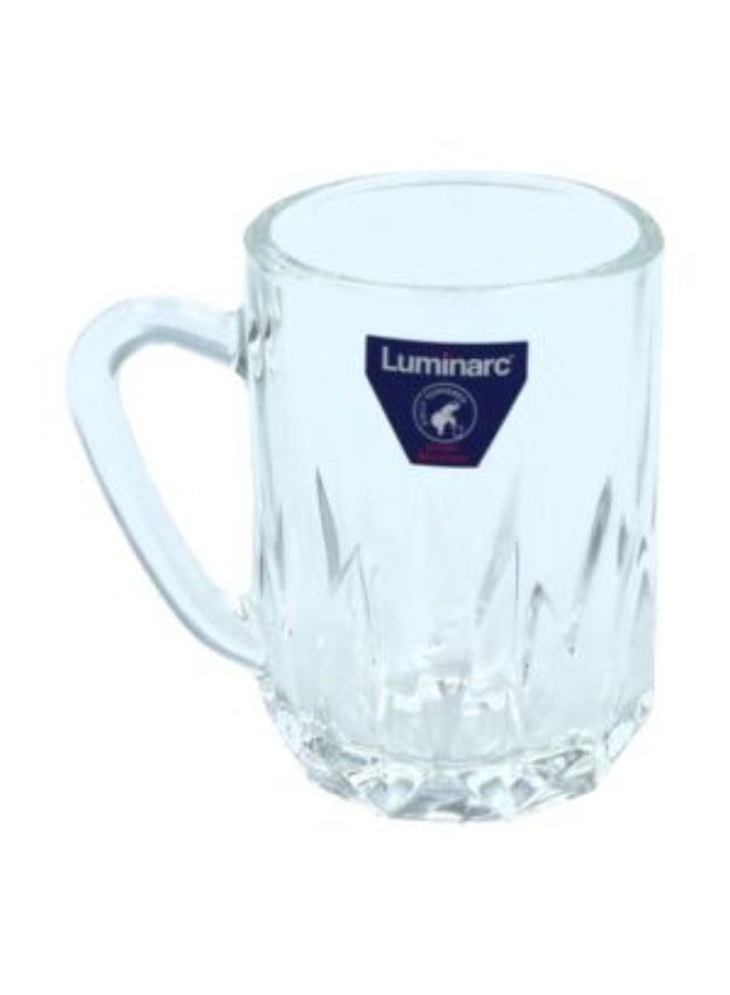 Luminarc Anse Artic High Quality Tempered Glass Coffee Mug Clear 90ml - Image 2
