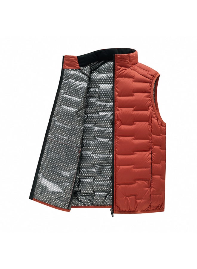 Outdoor Sports Down Vest Training Running Windproof Graphene Heating Vest Customizable