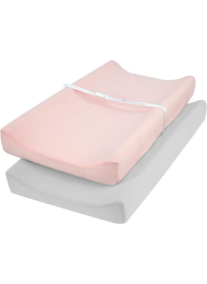 TILLYOU TILLYOU Changing Pad Cover Set in Soft Jersey Material Diaper Changing Table Sheets  - Image 1