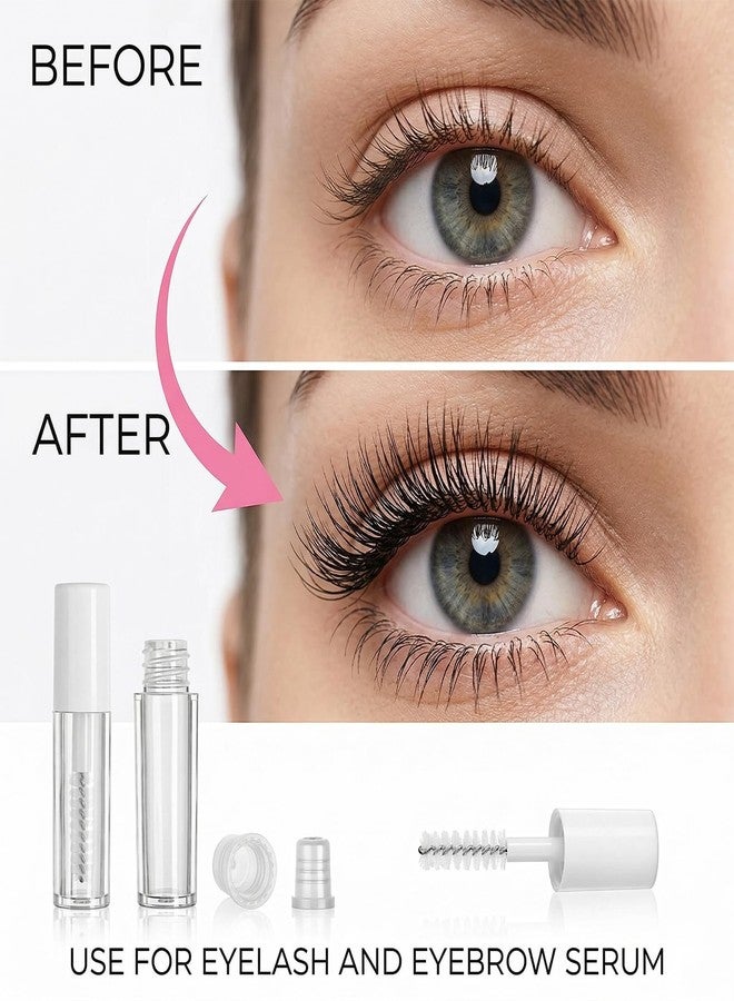 Eldraqth 30 Pcs Empty Mascara Tubes with Wand, 3ml Mini Mascara Bottles Mascara Wands Small Sample Size Eyelash Growth packing Tube Eyelash Cream Container Bottle for Home and Travel (white) - Image 3