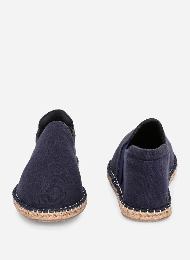 Styli Contrast Stitch Detail Slip On Espadrilles  - Image 4