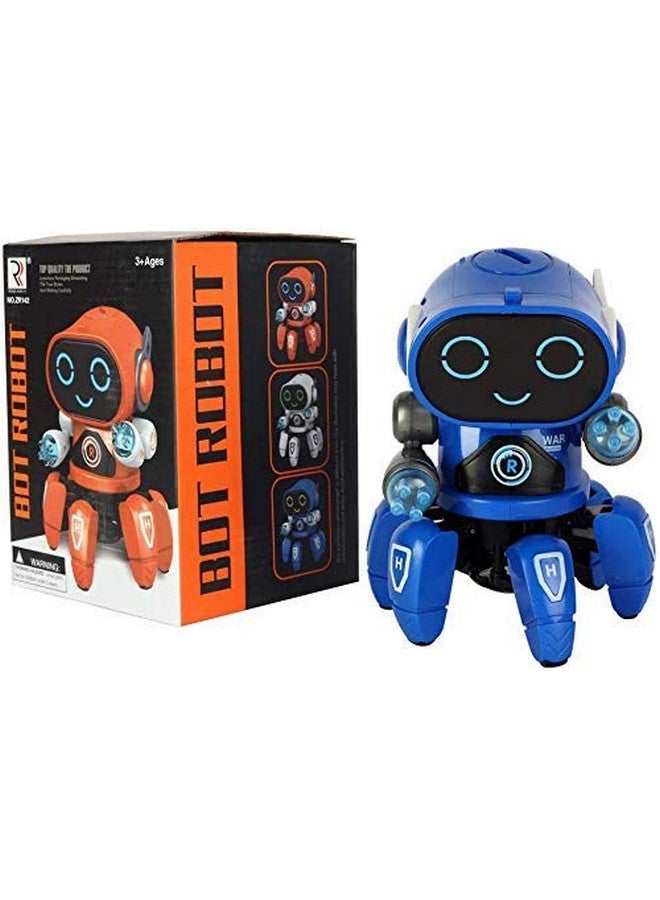 Goyal's Bot Robot Octopus Style | Colorful Lights and Music | All Direction Movement | Dancing Robot Toys for Kids | (Blue) - Image 5