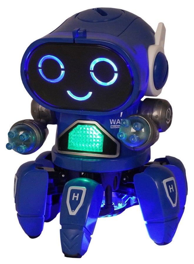 Goyal's Bot Robot Octopus Style | Colorful Lights and Music | All Direction Movement | Dancing Robot Toys for Kids | (Blue) - Image 4