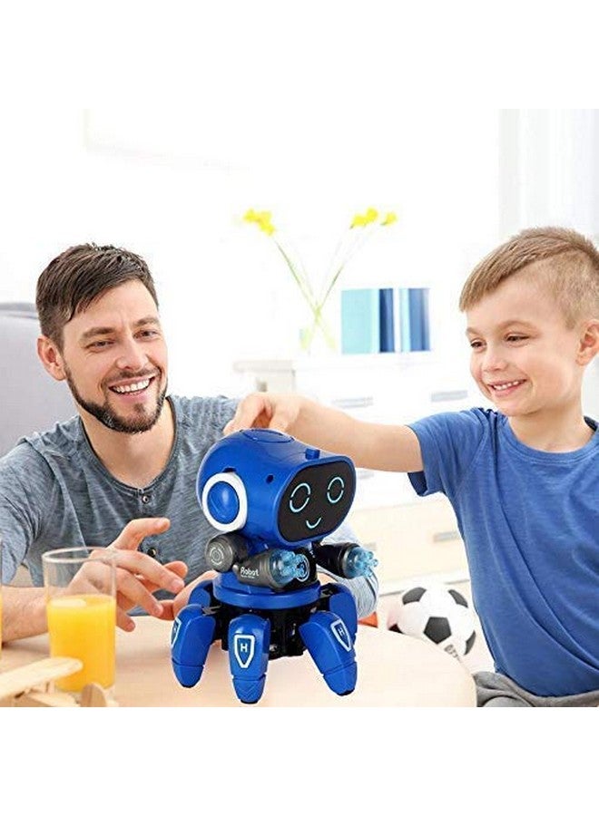 Goyal's Bot Robot Octopus Style | Colorful Lights and Music | All Direction Movement | Dancing Robot Toys for Kids | (Blue) - Image 3