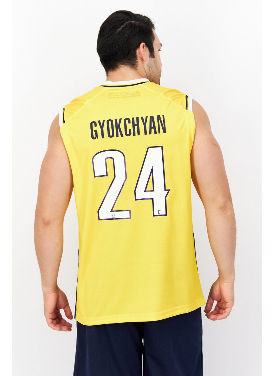 Men GYOKCHYAN 24 Sports Fit Sleeveless FIBA Jersey, Yellow - pzsku/Z2832A03BD04802BDC67FZ/45/_/1737643055/81ad9e07-af89-4cfb-a799-6ca7ac461352