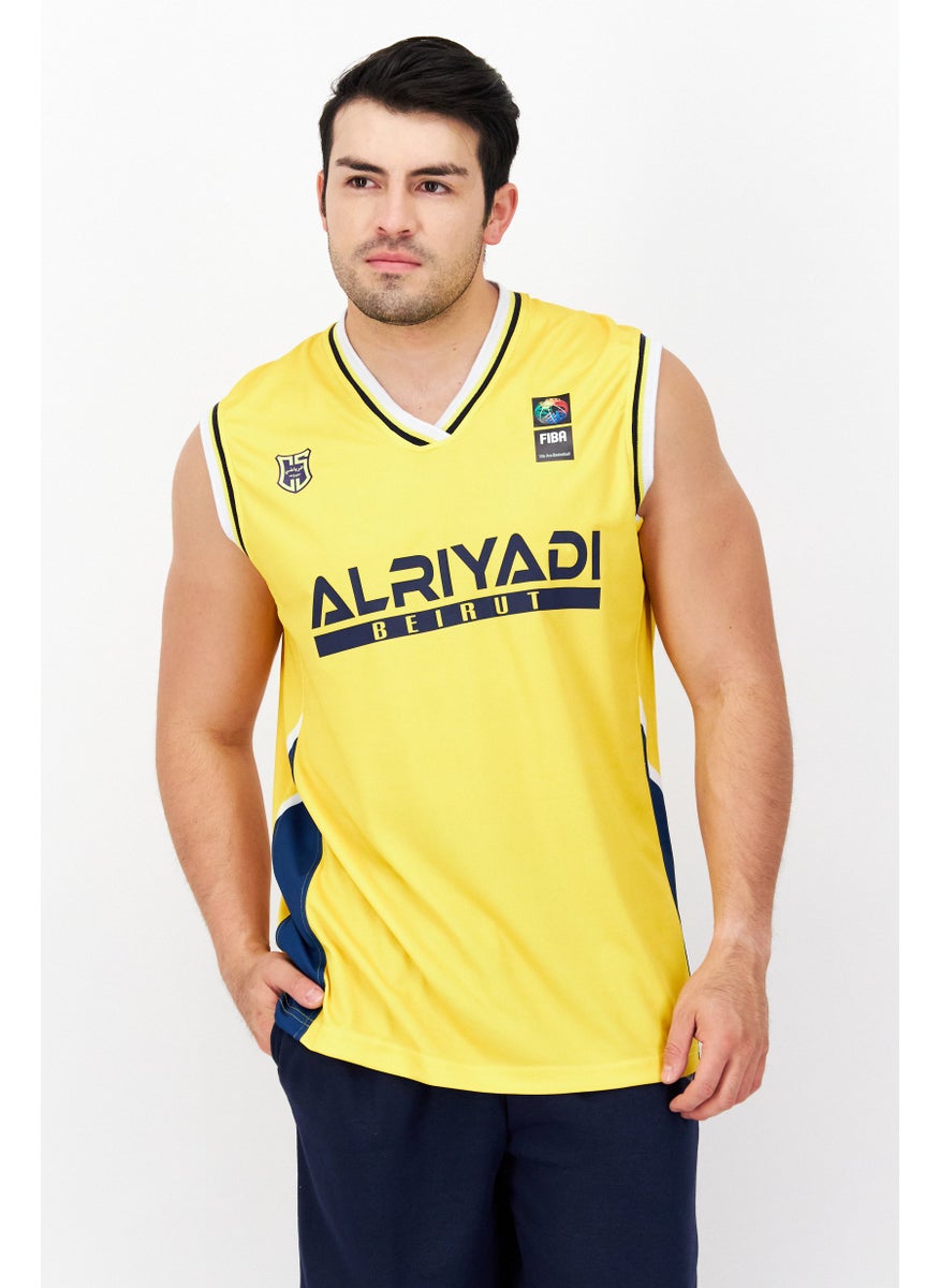 Men GYOKCHYAN 24 Sports Fit Sleeveless FIBA Jersey, Yellow - pzsku/Z2832A03BD04802BDC67FZ/45/_/1737643067/e3faea26-f28d-4dff-9f66-294d2f0a9d74