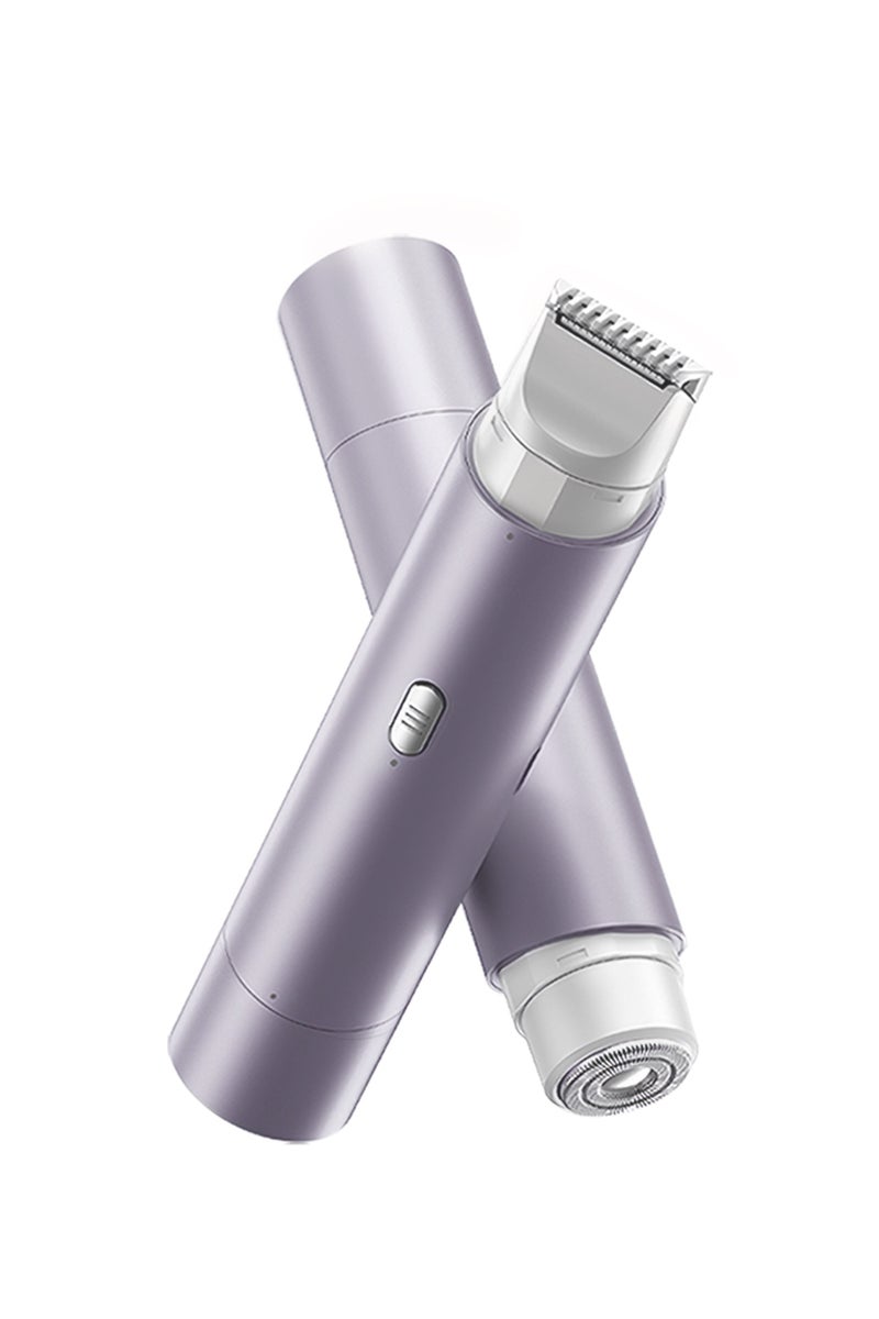Generic Electric Lady Shaver,Electric Razor,Bikini Trimmer,Lady Razor for Legs,Arm,Underarm,Bikini,Wet&Dry, IPX6 Waterproof, Metal Body, Rechargeable Trimmer with Type-C Charging,Men and Women(Purple) - Image 5