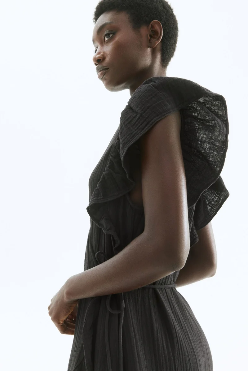 H&M Muslin wrap dress