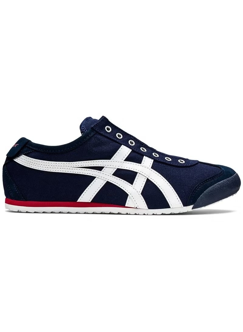 Onitsuka Tiger MEXICO 66 Slip-On Sneakers – Navy/White | Unisex Retro Laceless Shoes with Cushioned Comfort - Image 1