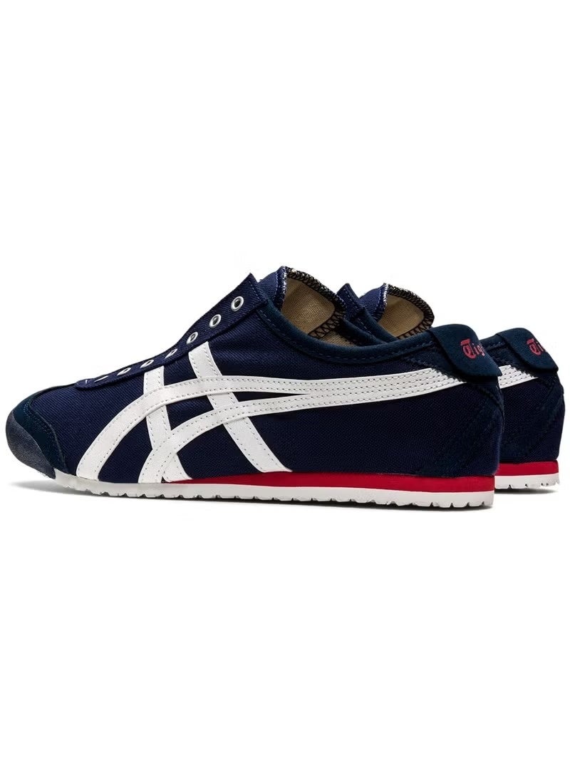 Onitsuka Tiger MEXICO 66 Slip-On Sneakers – Navy/White | Unisex Retro Laceless Shoes with Cushioned Comfort - Image 4