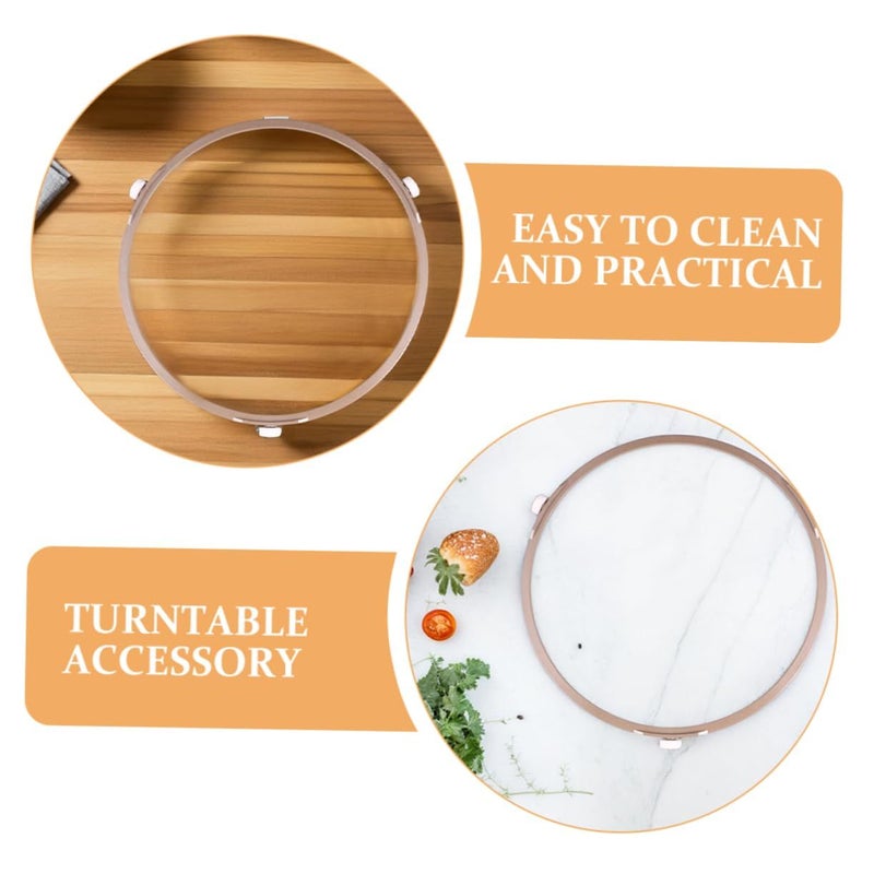 2 Pcs Microwave Turntable Ring Plastic Plate Support Roller For Oven Tray - Image 4