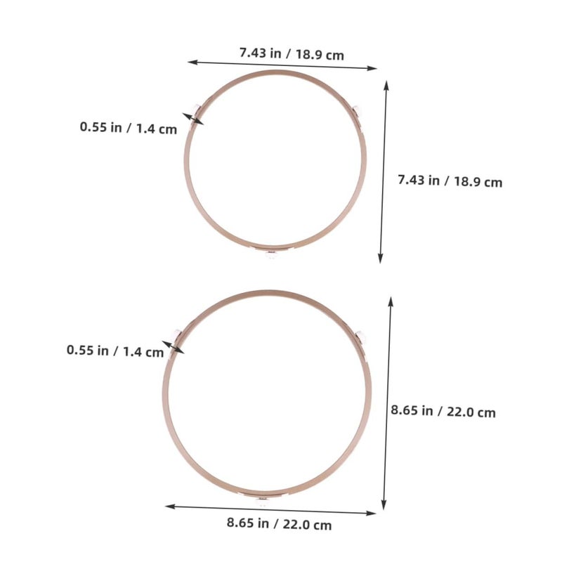 2 Pcs Microwave Turntable Ring Plastic Plate Support Roller For Oven Tray - Image 3