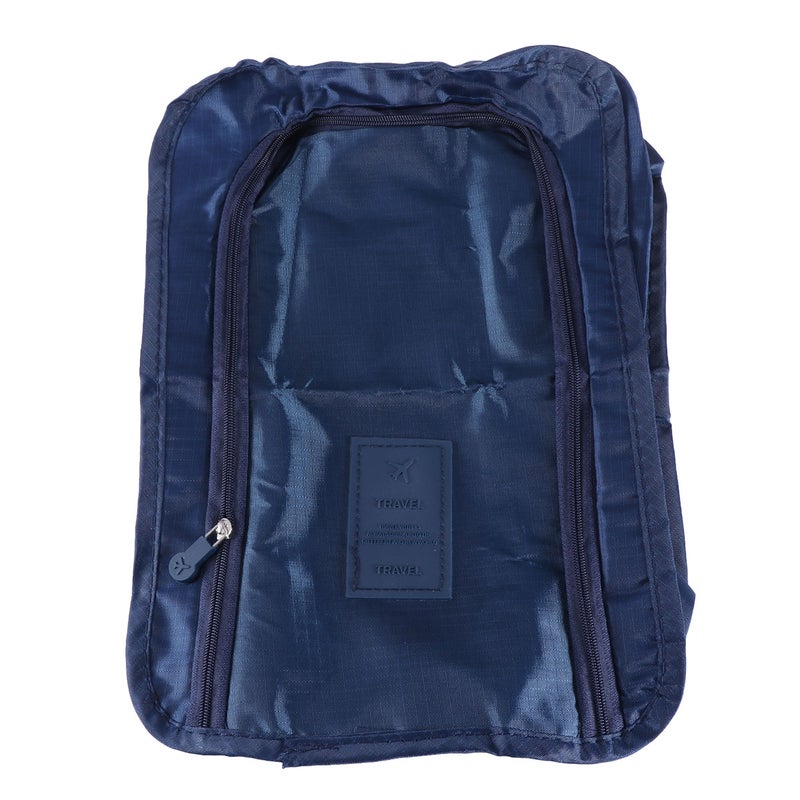 Travel Shoes Storage Bag Waterproof Portable Shoes Package Bag Packing Cubes Storage Bag (Dark Blue) - Image 1