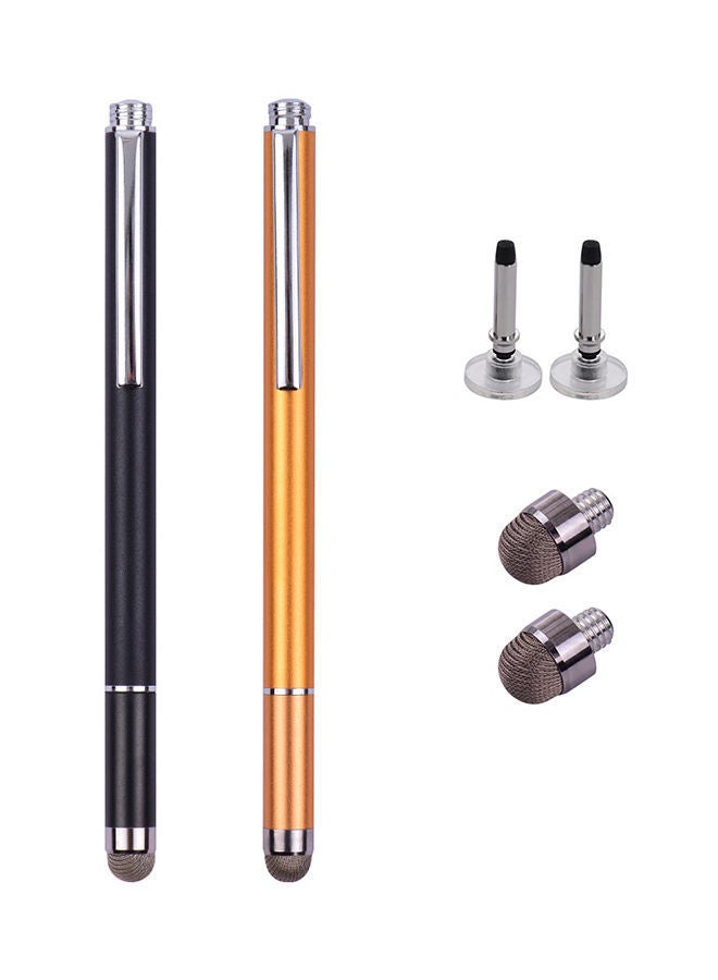 NIBEMINENT 2 In 1 Touchscreen Stylus Pens With Fiber Tip And Disc Multicolour - Image 1