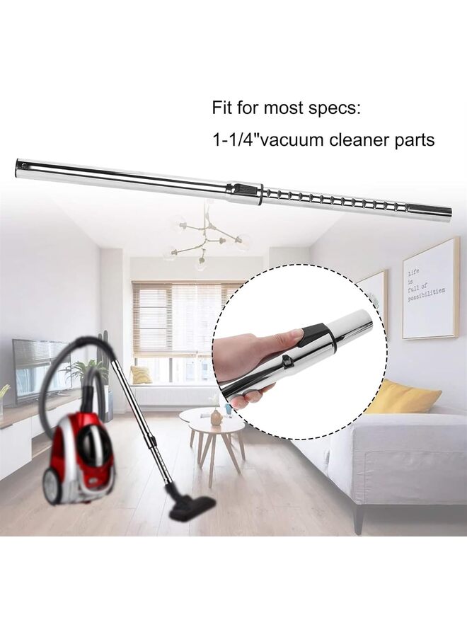 ملحقات مكنسة كهربائية بعصا تمديد، خرطوم مكنسة كهربائية 32 مم، أنبوب عصا كروم، يصل إلى 31 بوصة (خرطوم) - Image 5