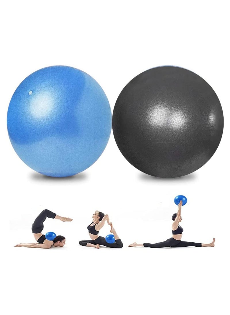 KCDMBUE 2 Pack Pilates Ball, Antiskid ball, Mini Exercise Ball with Inflatable Pipette for Yoga, Pilate, Office Ball Chair, Classroom Flexible Seating and Core Training(Style 1)  - Image 1