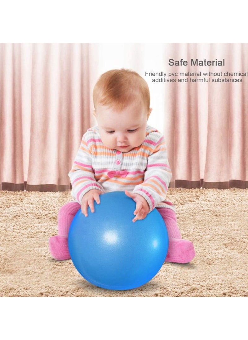 KCDMBUE 2 Pack Pilates Ball, Antiskid ball, Mini Exercise Ball with Inflatable Pipette for Yoga, Pilate, Office Ball Chair, Classroom Flexible Seating and Core Training(Style 1)  - Image 3