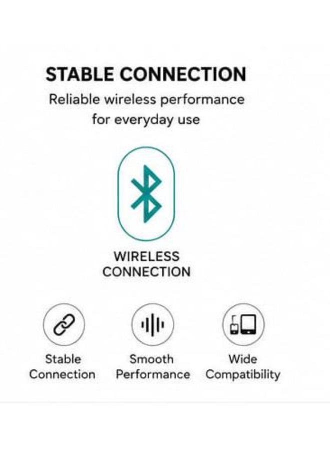 ADMOS ADF246 True Wireless Earbuds Bluetooth 5.3 Stereo Headset With ENC Clear Calls Touch Control Type-C Charging Gaming Music Earphones Grey - Image 5