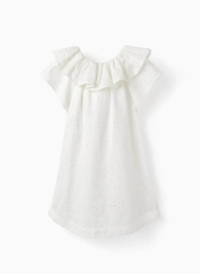 Zippy Dress with English Embroidery for Girls