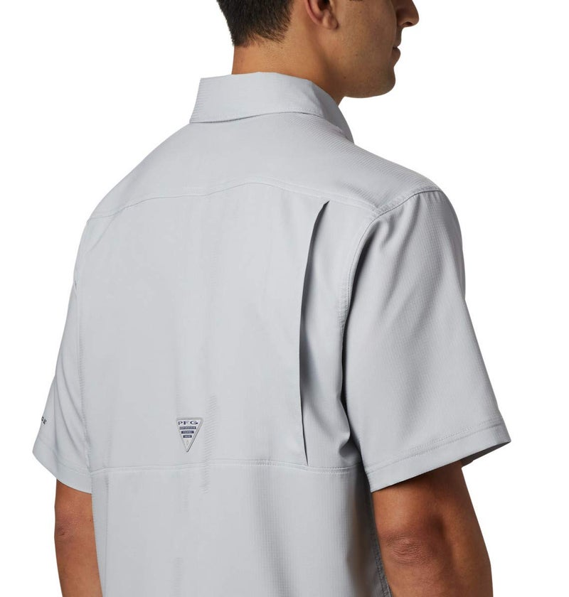 Columbia Men's Low Drag Offshore Short Sleeve Shirt, UPF 40 Protection, Moisture Wicking Fabric T-Shirt,Cool Grey,Large - Image 4