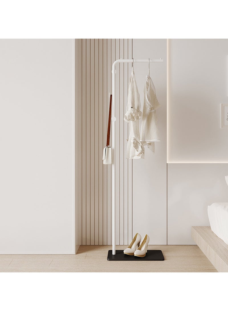 YQbest Metal Coat Rack Freestanding with Natural Marble Base 67” 170cm Entryway Coats Hanger Stand with 3 Hooks, Home Bedroom Hotel Hall Tree for Coats, Hats, Scarves, Clothes, and Handbags - Image 2