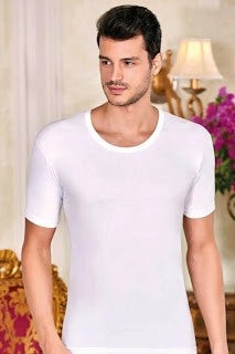 Berrak Men's Half Sleeve Undershirt (Pack of 4)  - Image 1