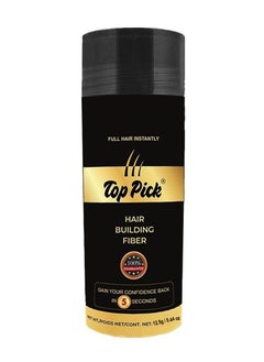 Top Pick Hair Building Fiber Black 12.5g - Instant Hair Volumizer