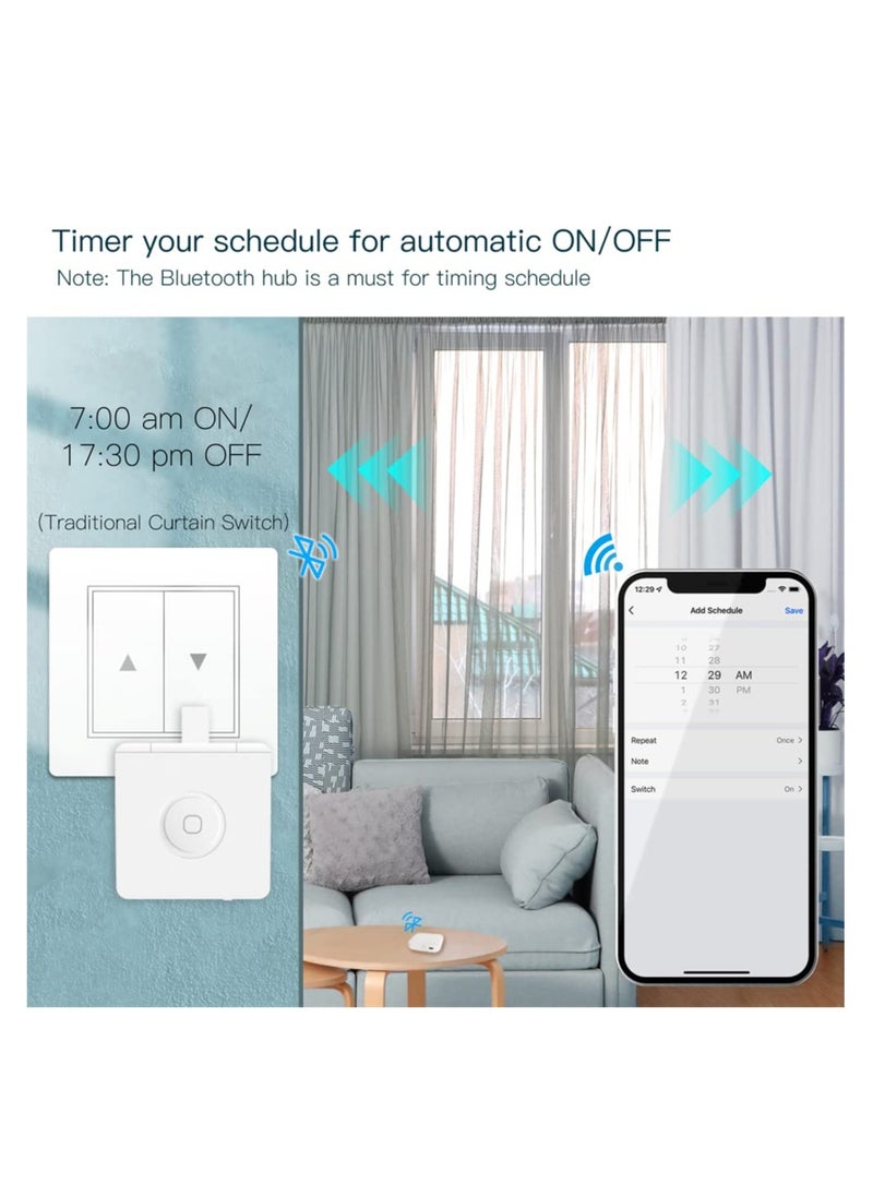 Excefore - Smart Fingerbot Button Pusher, No Wiring Switch Upgrade with touch control, Control TV Air Conditioner, Work with Smart Life App, Compatible with Alexa, Google Home, IFTTT - Image 1