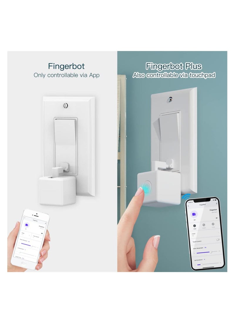 Excefore - Smart Fingerbot Button Pusher, No Wiring Switch Upgrade with touch control, Control TV Air Conditioner, Work with Smart Life App, Compatible with Alexa, Google Home, IFTTT - Image 1