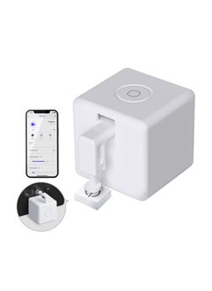 Smart Fingerbot Button Pusher, No Wiring Switch Upgrade with touch control, Control TV Air Conditioner, Work with Smart Life App, Compatible with Alexa, Google Home, IFTTT