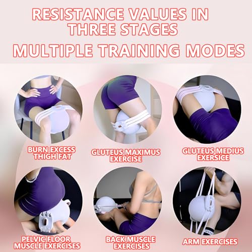 Ocdin Hip Abductor and Adductor Training Ball for Women, Thigh Master Exercise Ball for Home Gym, Fit for Pelvic Floor Muscle Recovering(Pink) - Image 2