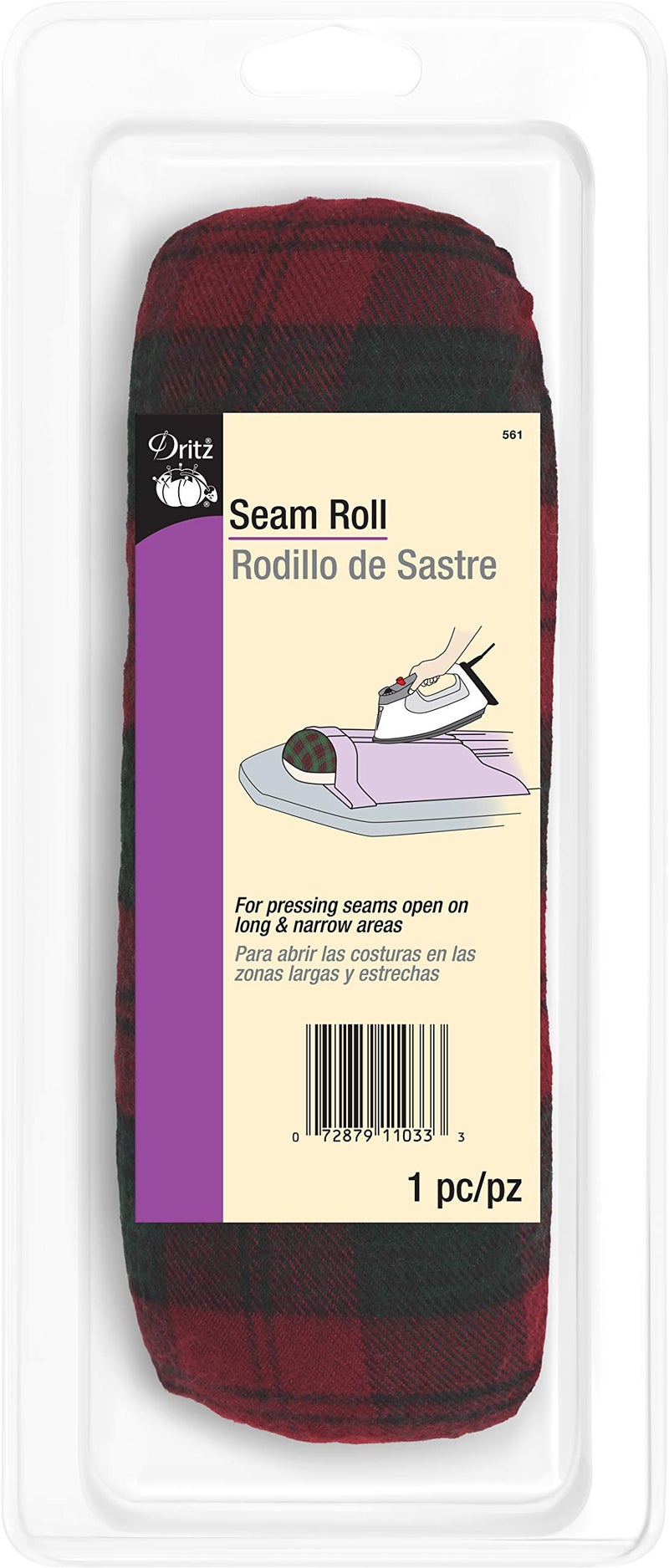 Dritz 561 Seam Roll, White and Red ,Black - Image 1