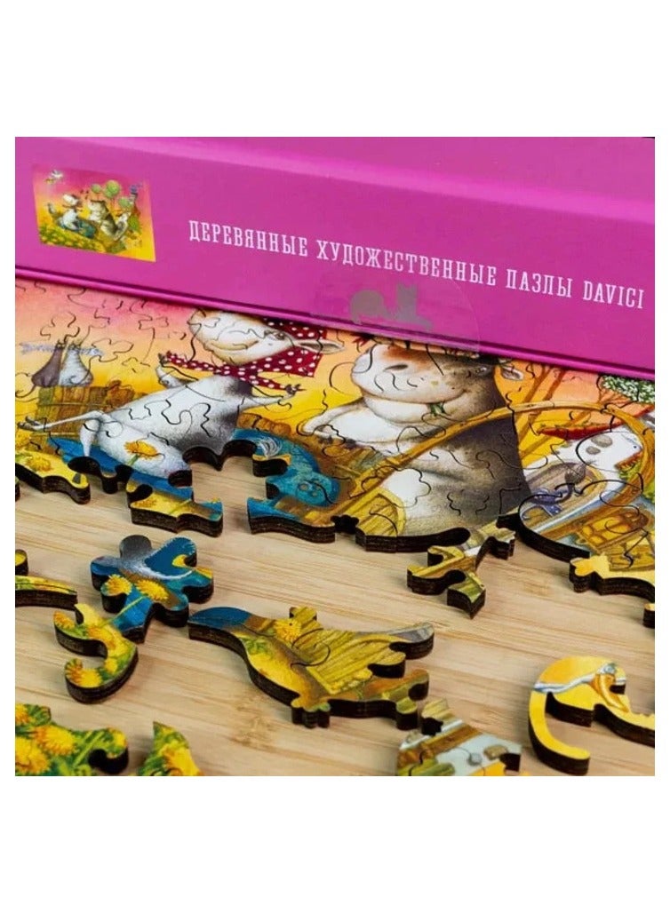 Puzzles Friendship In The Glade Davici Wooden Jigsaw - Image 3