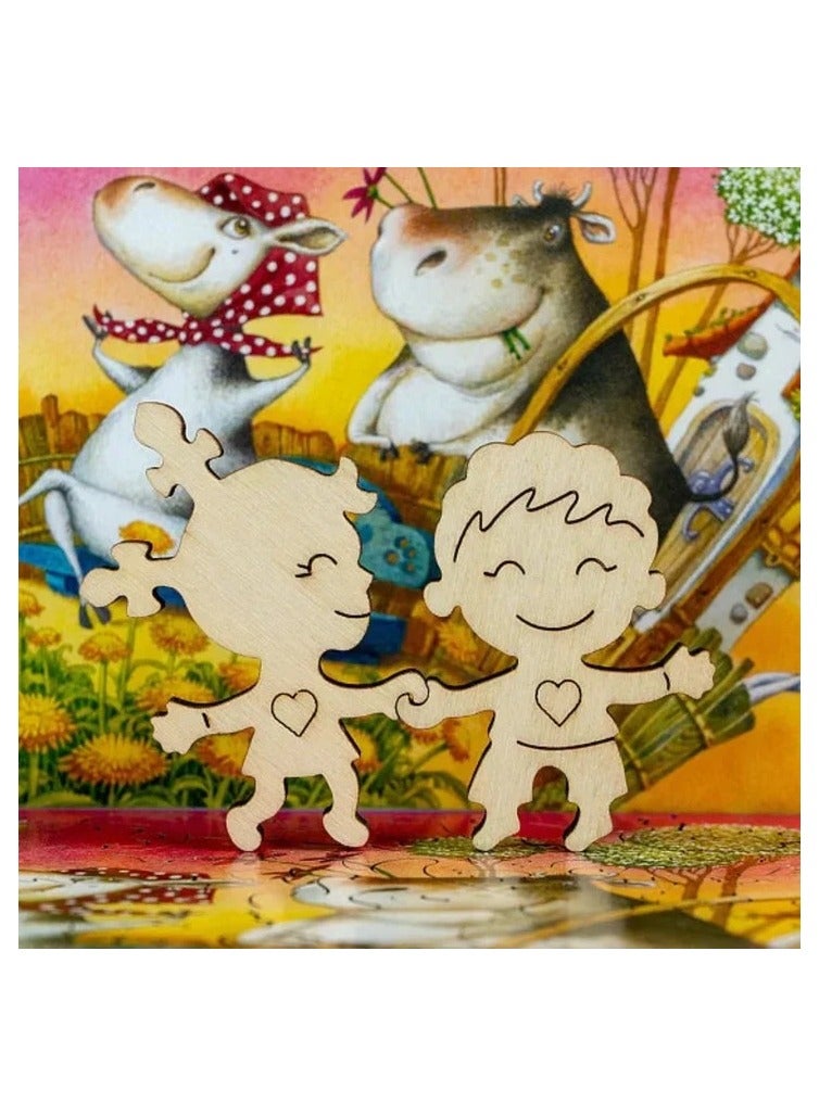 Puzzles Friendship In The Glade Davici Wooden Jigsaw - Image 2