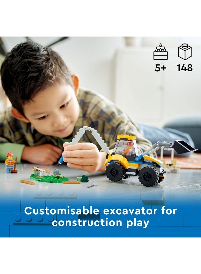 LEGO City Construction Digger 60385 Building Toy - Image 2