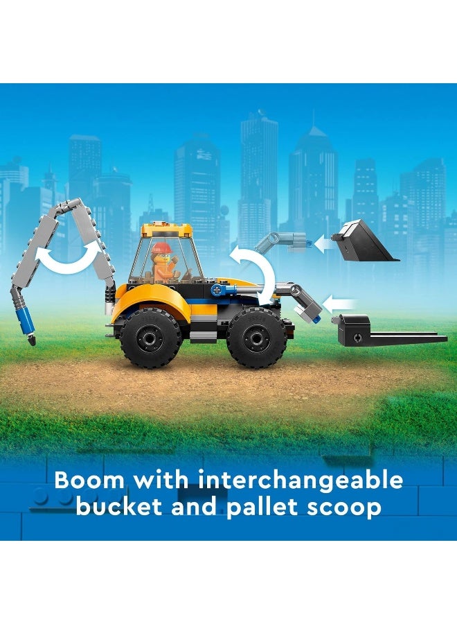 LEGO City Construction Digger 60385 Building Toy - Image 3