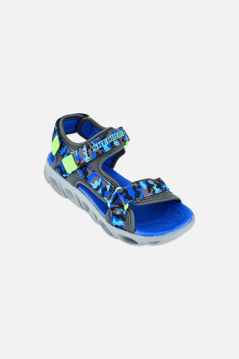 SKECHERS Kids Boy Light Hypno Splash Velcro Sandals, Multicolor - Image 1