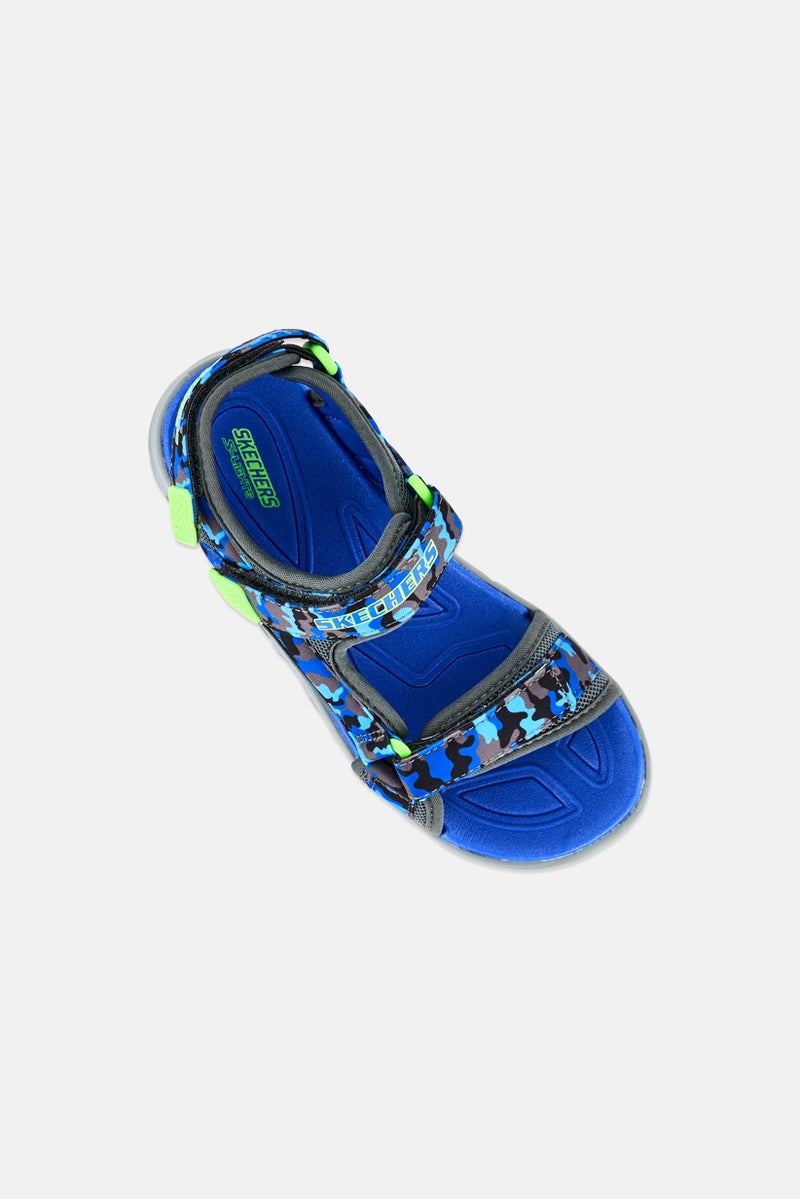 SKECHERS Kids Boy Light Hypno Splash Velcro Sandals, Multicolor - Image 3