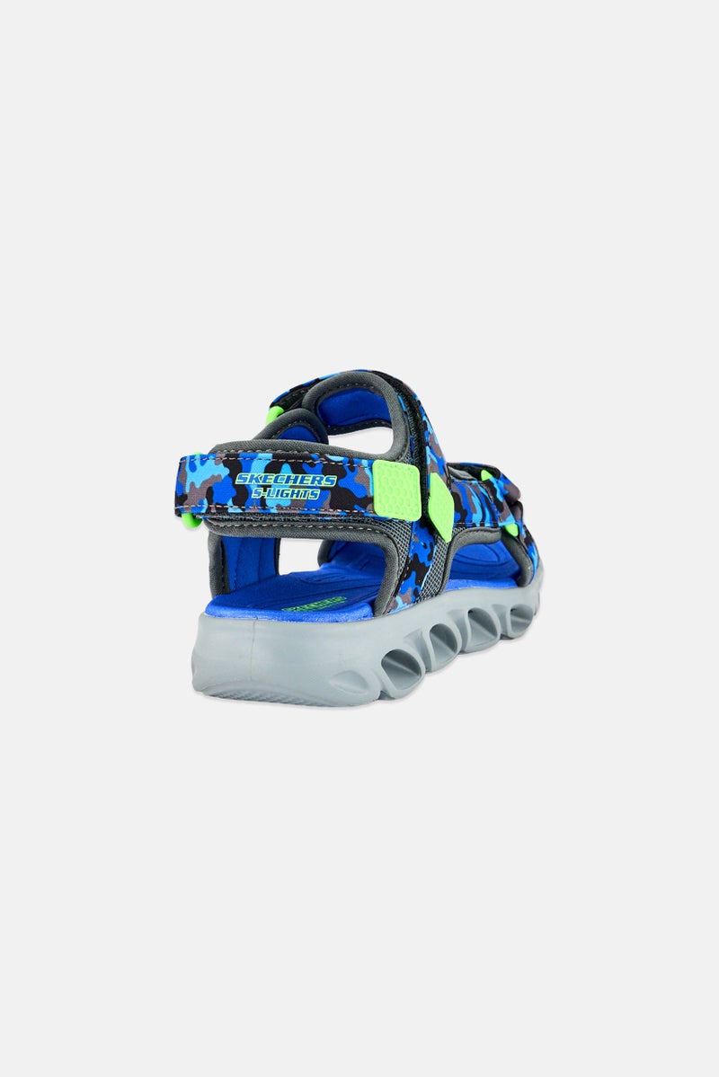 SKECHERS Kids Boy Light Hypno Splash Velcro Sandals, Multicolor - Image 2