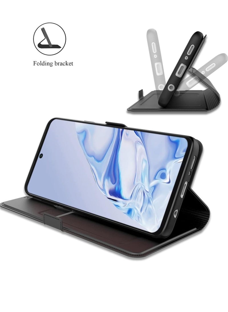 Arabest Wallet Case Compatible with Huawei Mate 50 Pro Card Slot Magnetic Closure PU Leather Flip Stand Case with TPU Inner Shell Cover Full Protective Phone Case for Mate 50 Pro - Image 5