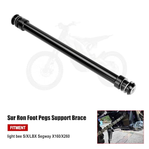 Cylemoto Foot Pegs Support for Surron Brace 7075 Aluminum for Sur Ron Surron Light Bee X/S Segway X260 X160 Electric Bike EBike Black - Image 3