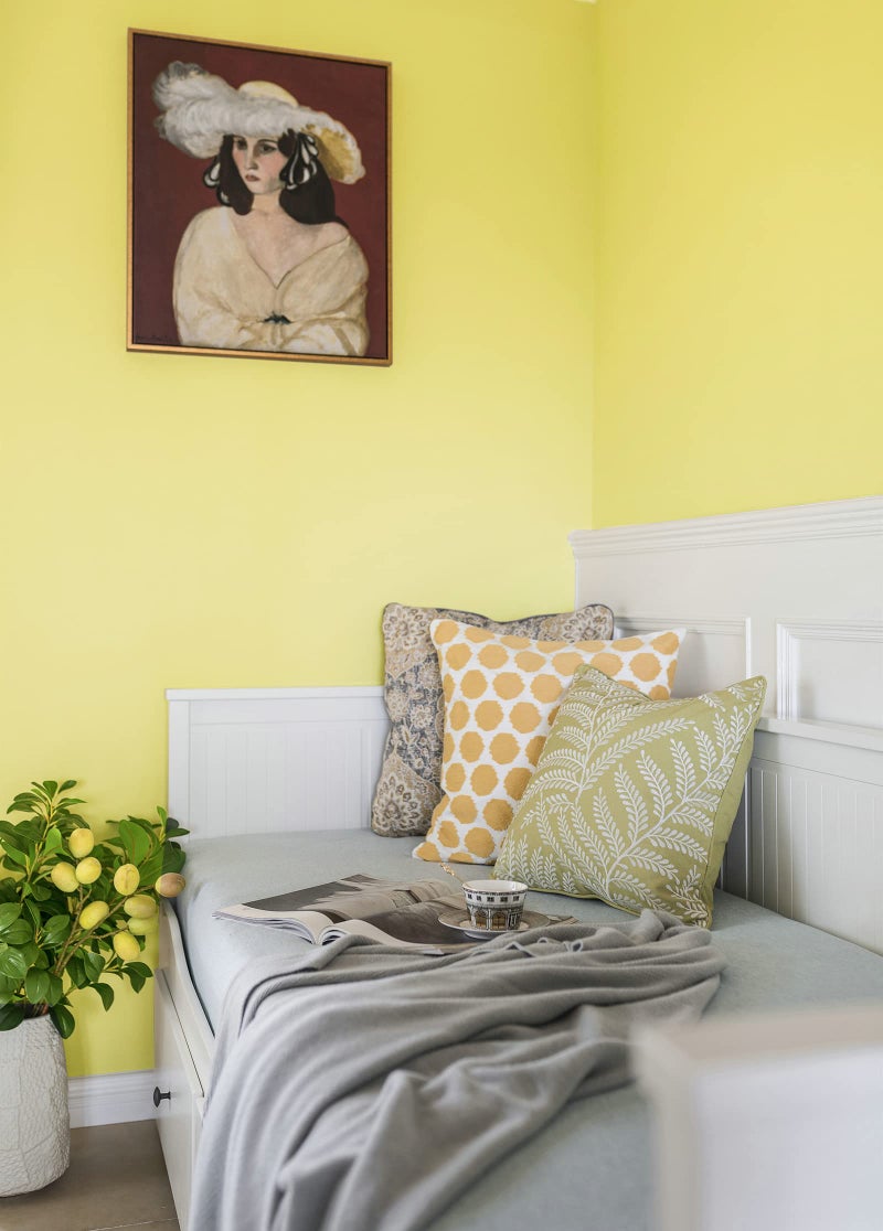 Ismoon Yellow Wallpaper Peel And Stick Lemon Yellow Contact Paper 15.7''?236'' Light Yellow Self-Adhesive Wallpaper Removable Waterproof Wallpaper For Bedroom Shelf Liner Countertop Cabinet Wardrobe - Image 2