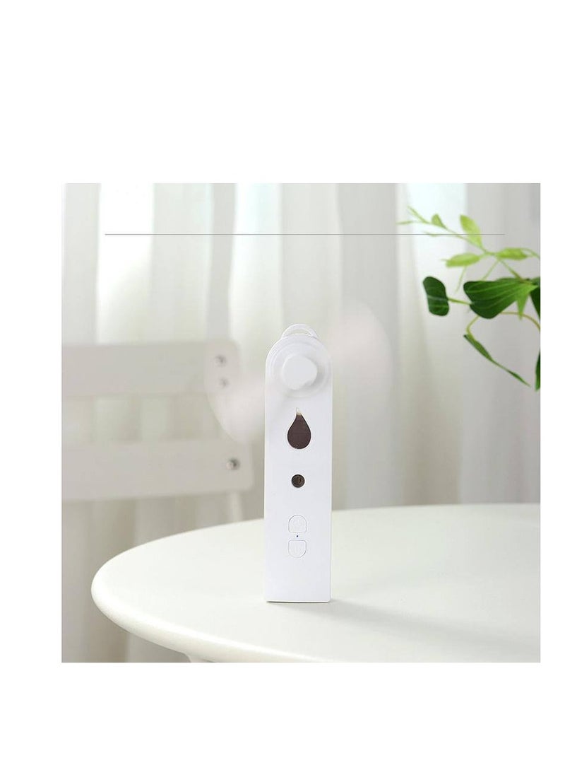 NAMA 2 in 1 Portable Mist  Fan Sprayer, 2 Speed ​​Rechargeable Humidifier Cooler Fan Portable Water Mist for Home Facial Steamer Moisturizer Office Travel (Pink)  - Image 3