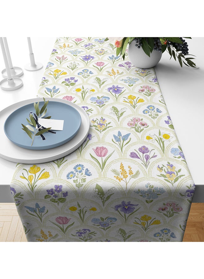 Home Print مفرش مخملي مكون من طبقتين 45×200 سم 