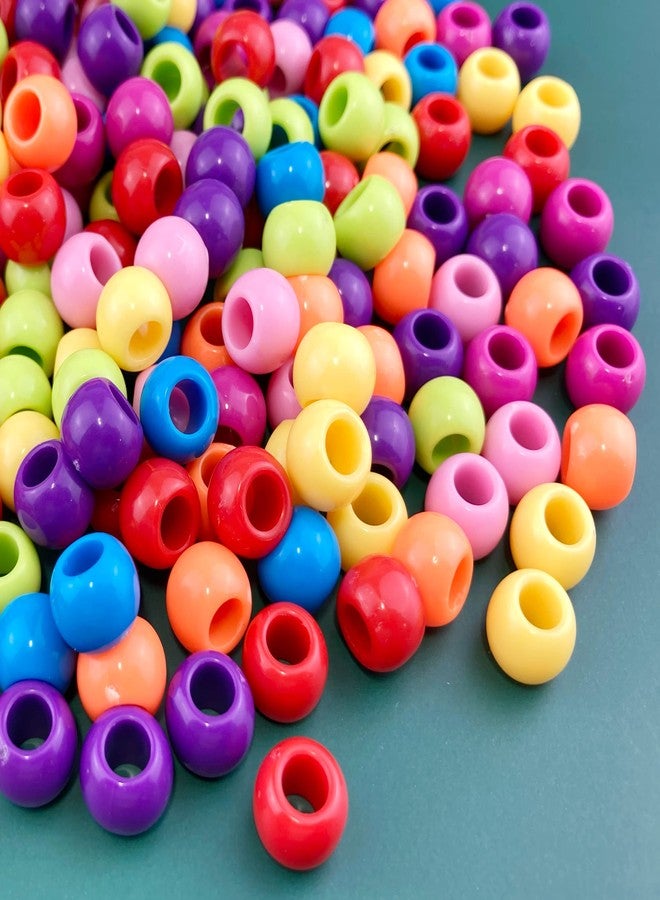 Craft Making Shop 400 Round Acrylic Beads 10mm with 4.8mm Large Hole, Bright Mix - Image 4
