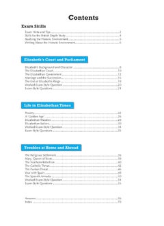 Grade 9-1 GCSE History AQA Topic Guide - Elizabethan England, c1568-1603  - Image 3